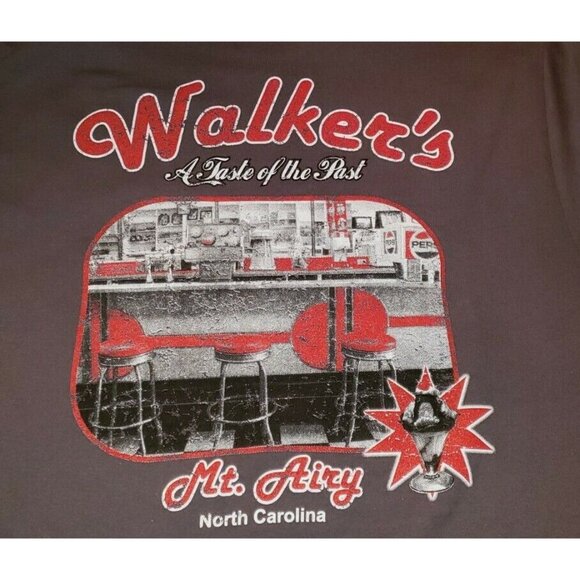 WALKER'S shirt A TASTE OF THE PAST MT AIRY NC andy griffith ellie may MEDIUM  G1 - Picture 1 of 10